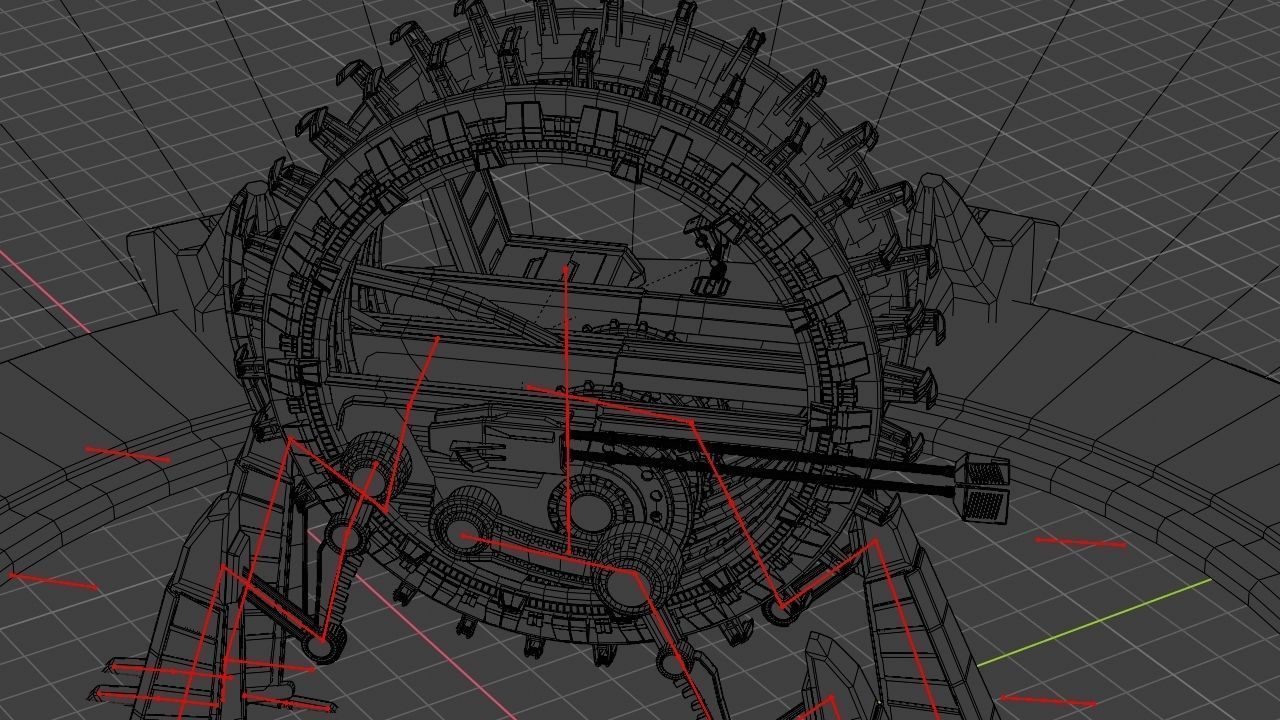 GRIEVOUS VEHICLE  rigged animated 3D model_37