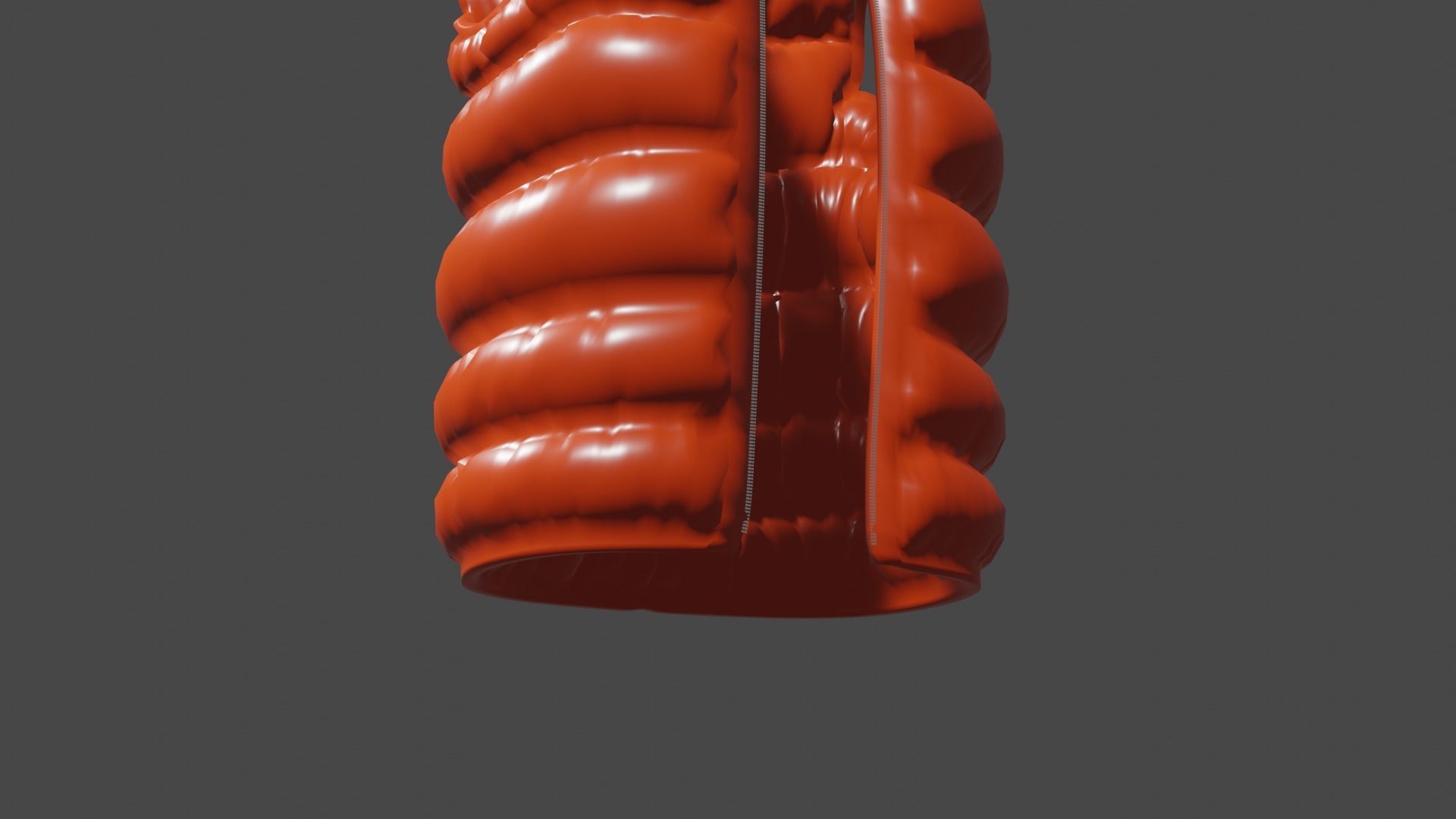 Puffer Jacket 3D model_4