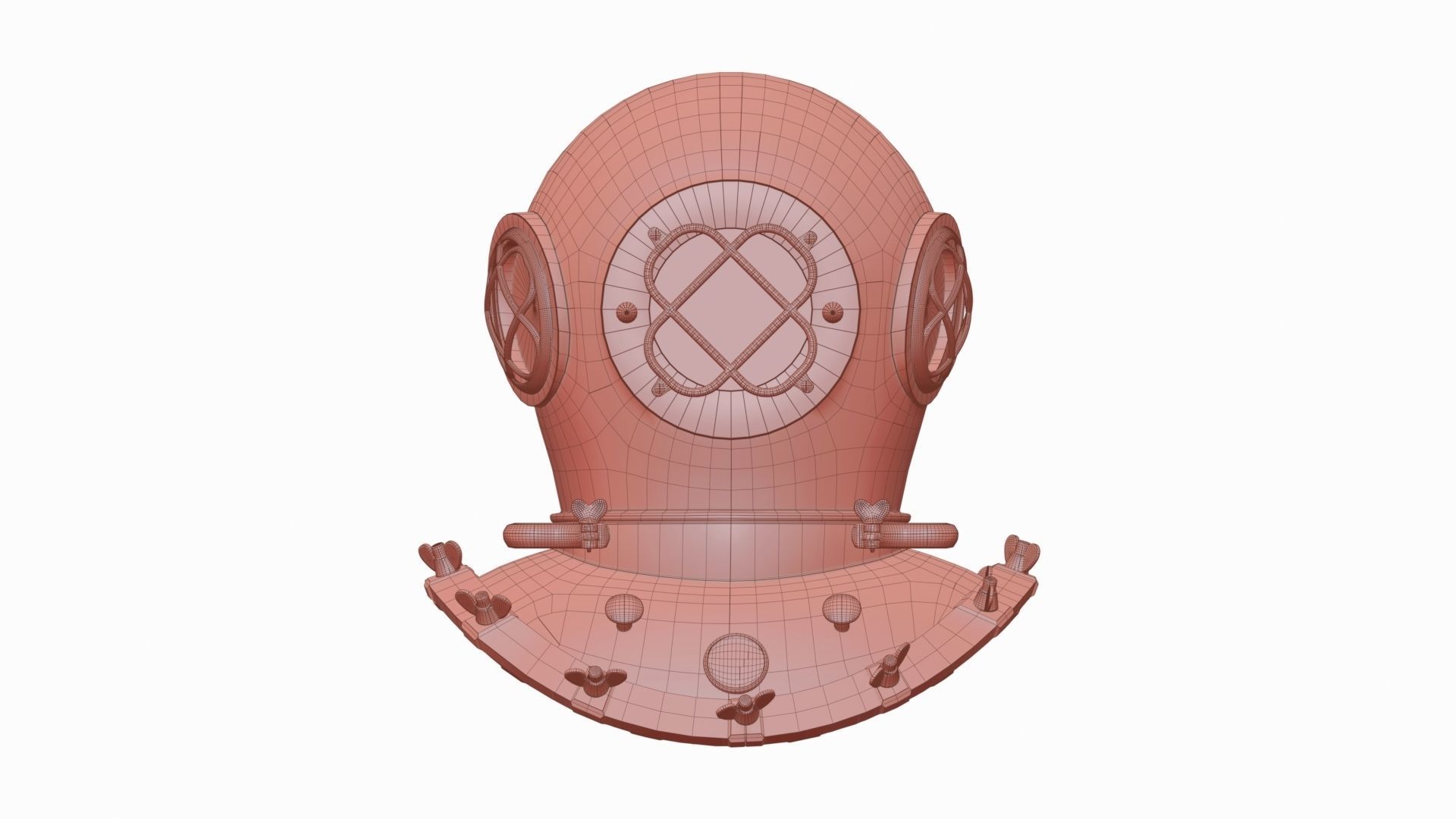 Scuba helmet 3D model_35