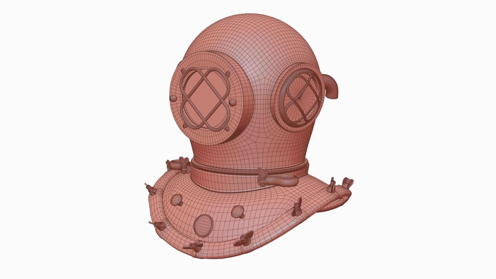 Scuba helmet 3D model_22