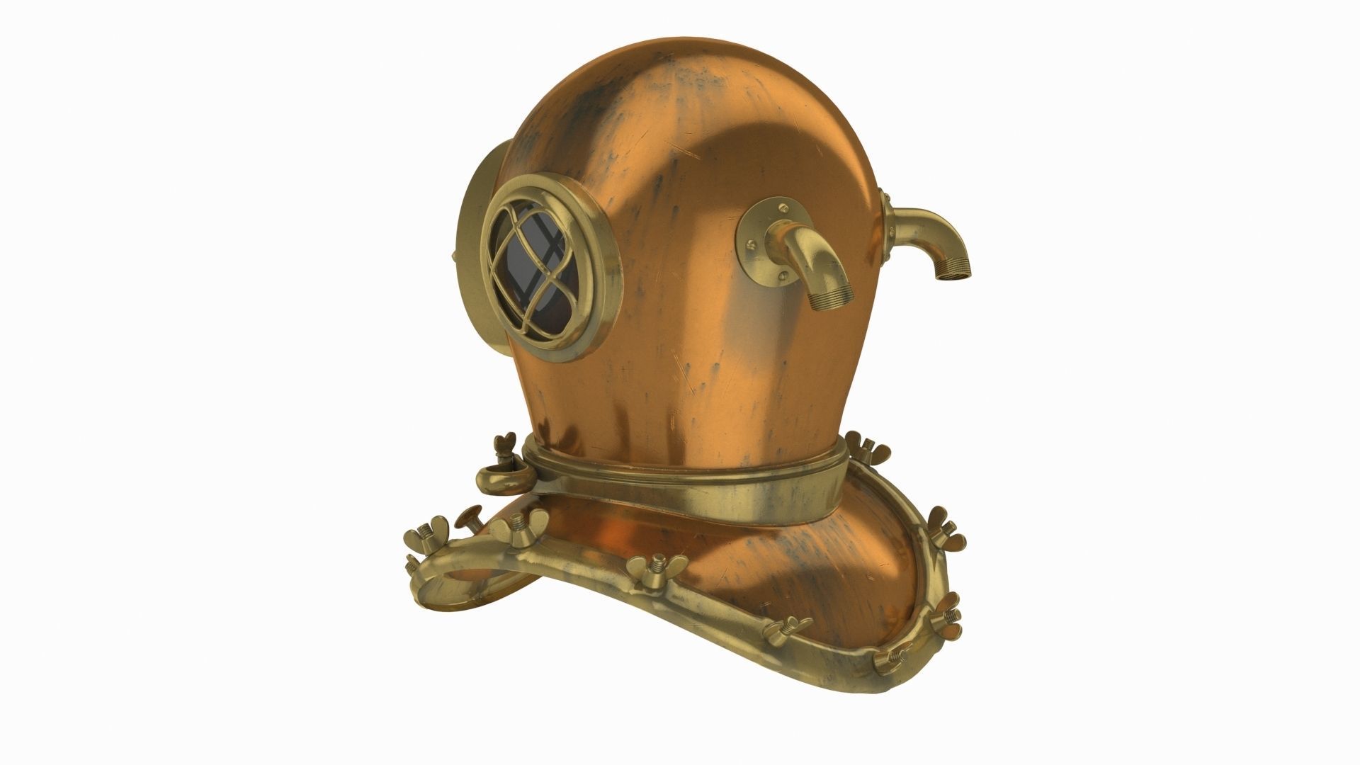 Scuba helmet 3D model_10