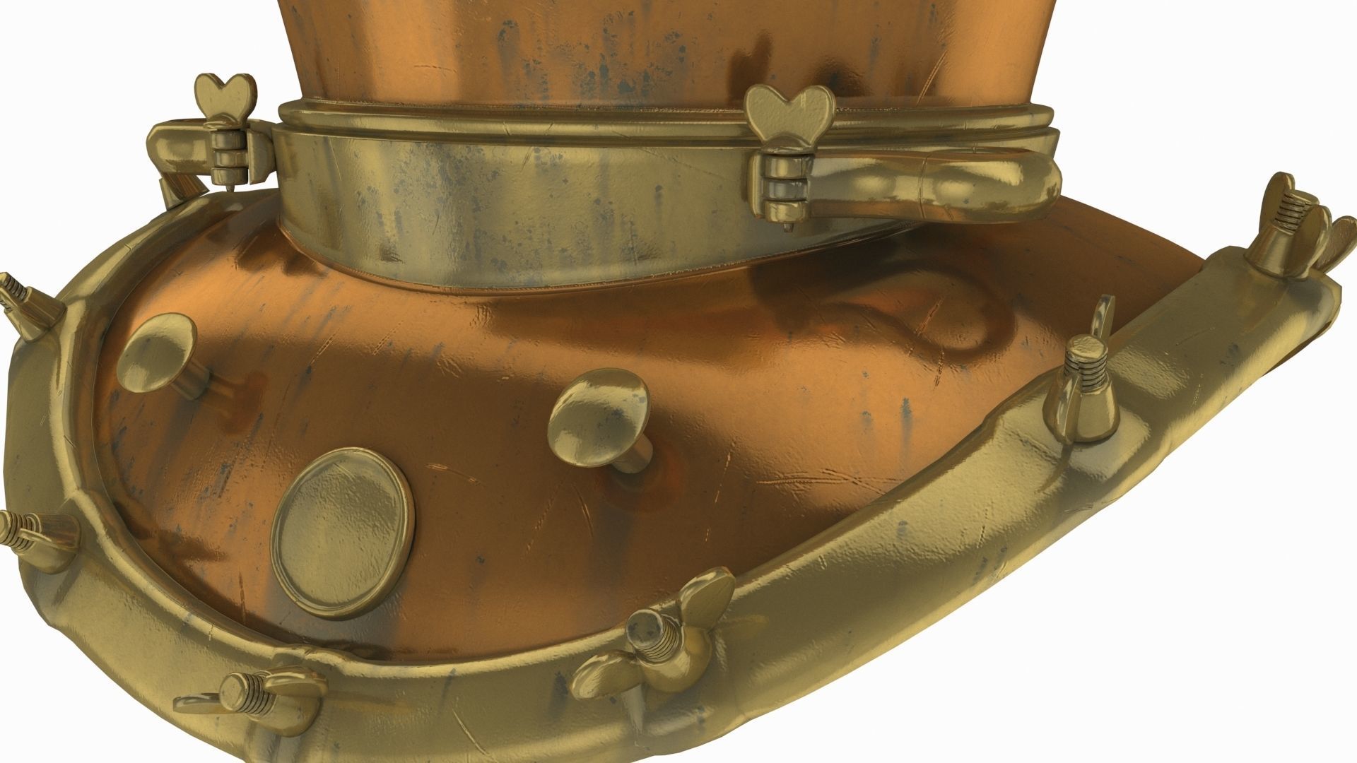 Scuba helmet 3D model_5