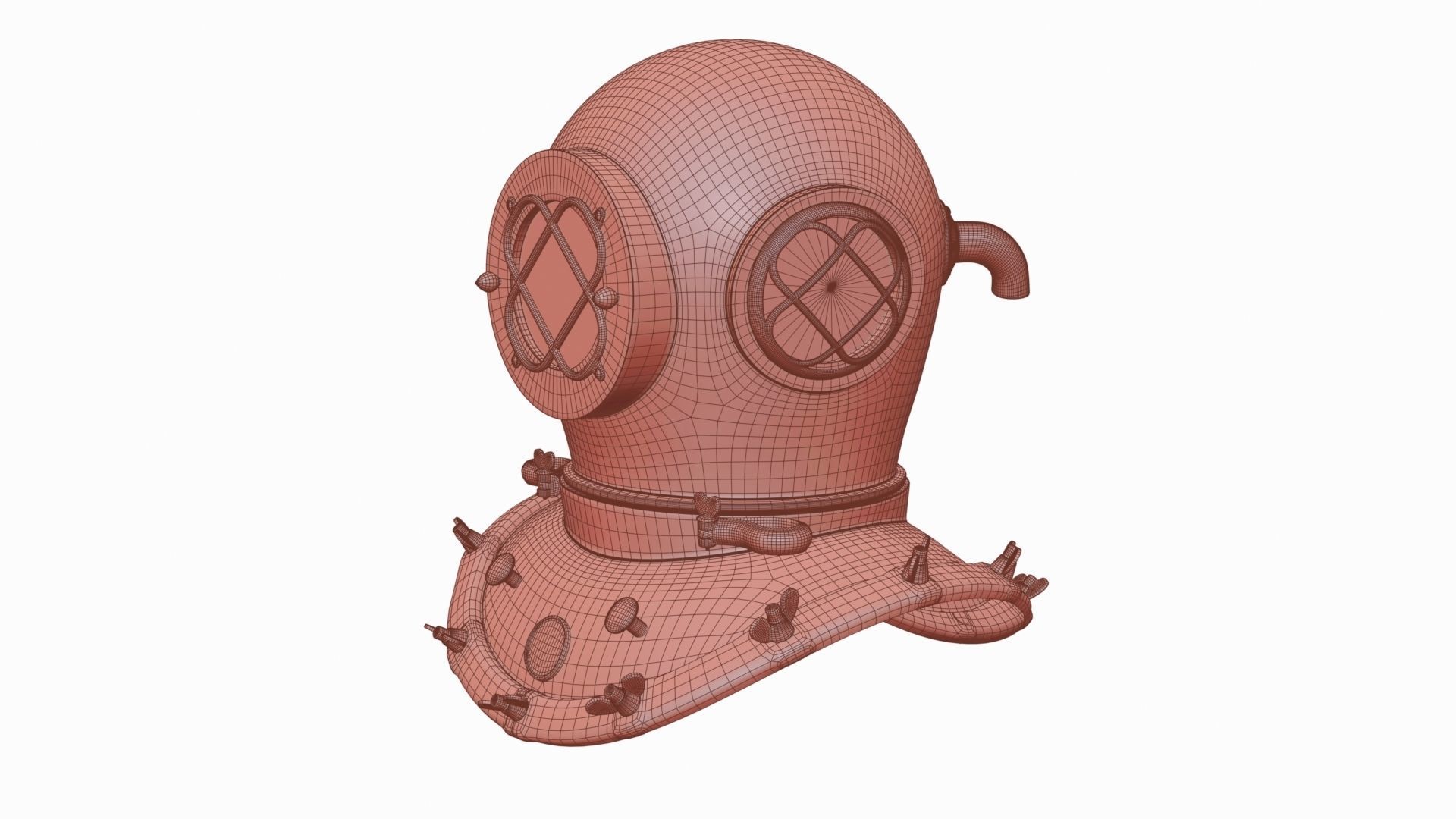 Scuba helmet 3D model_23