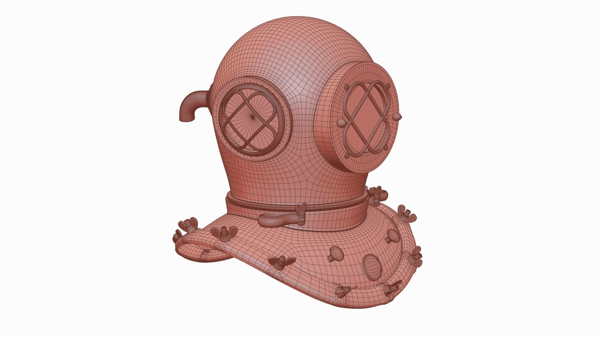 Scuba helmet 3D model_32