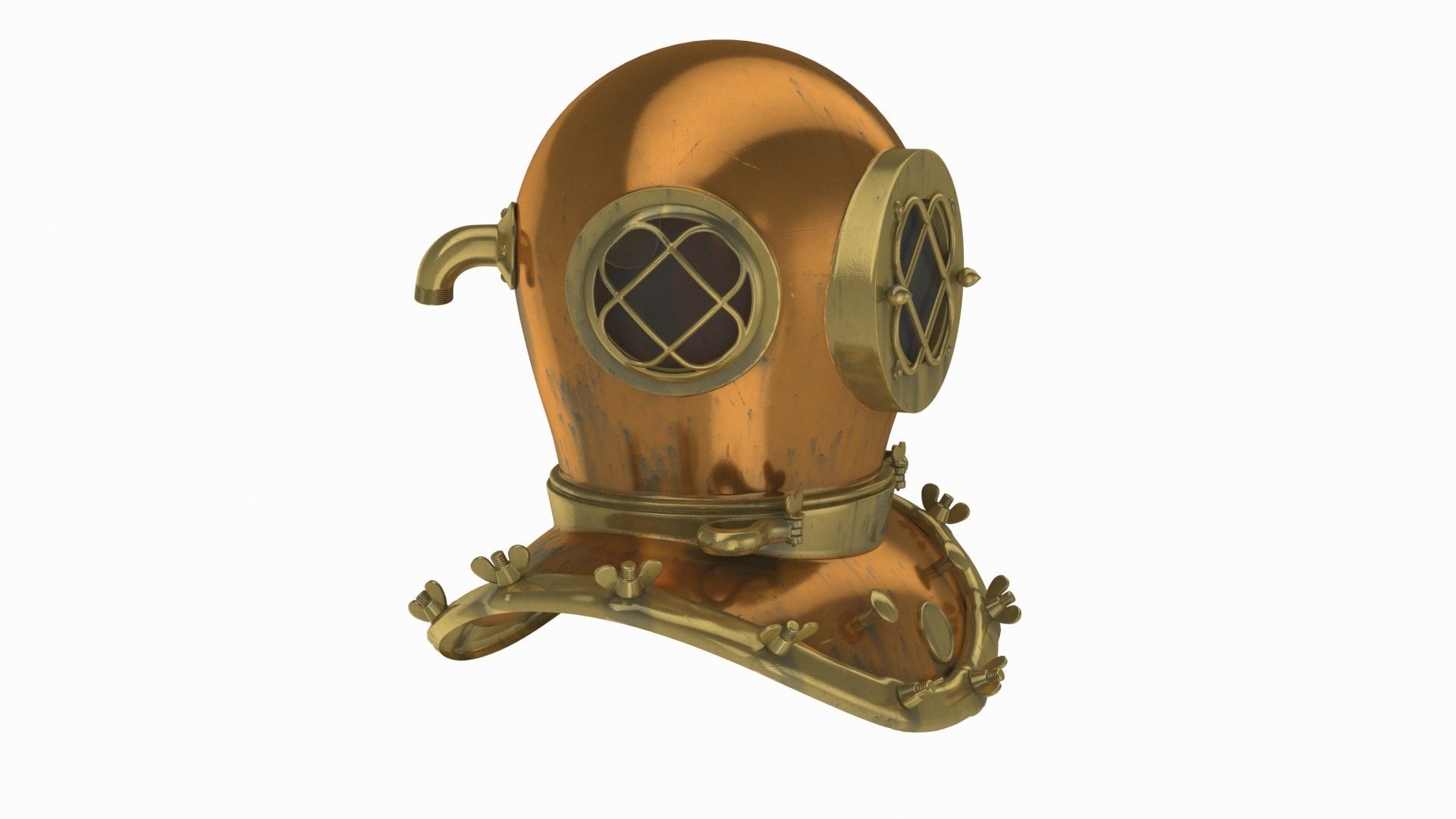 Scuba helmet 3D model_16