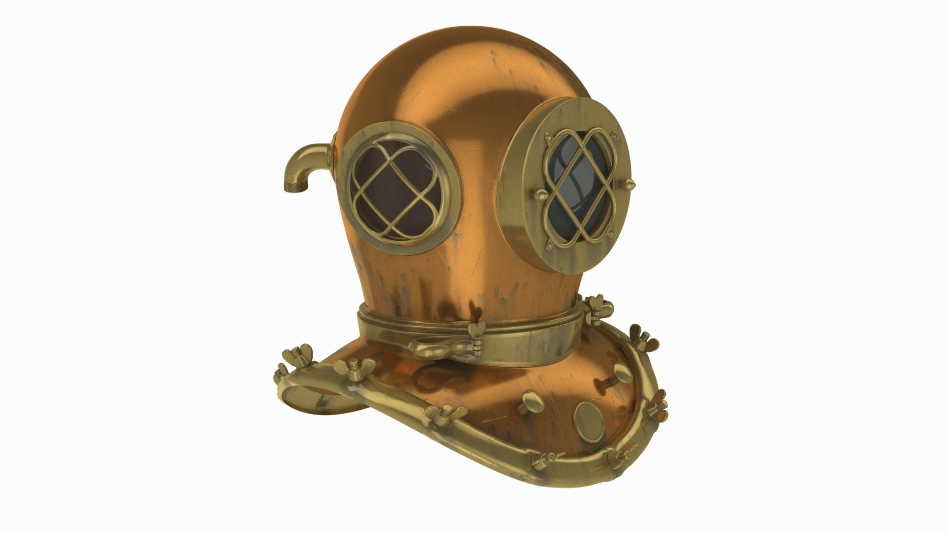 Scuba helmet 3D model_17