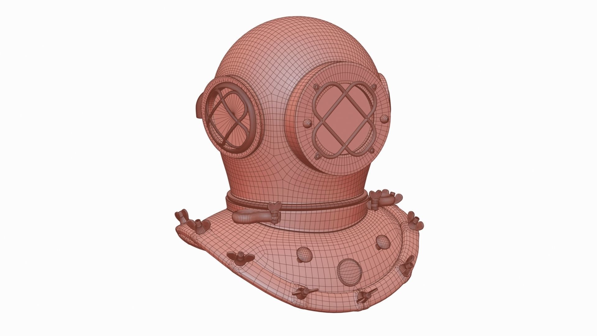 Scuba helmet 3D model_33