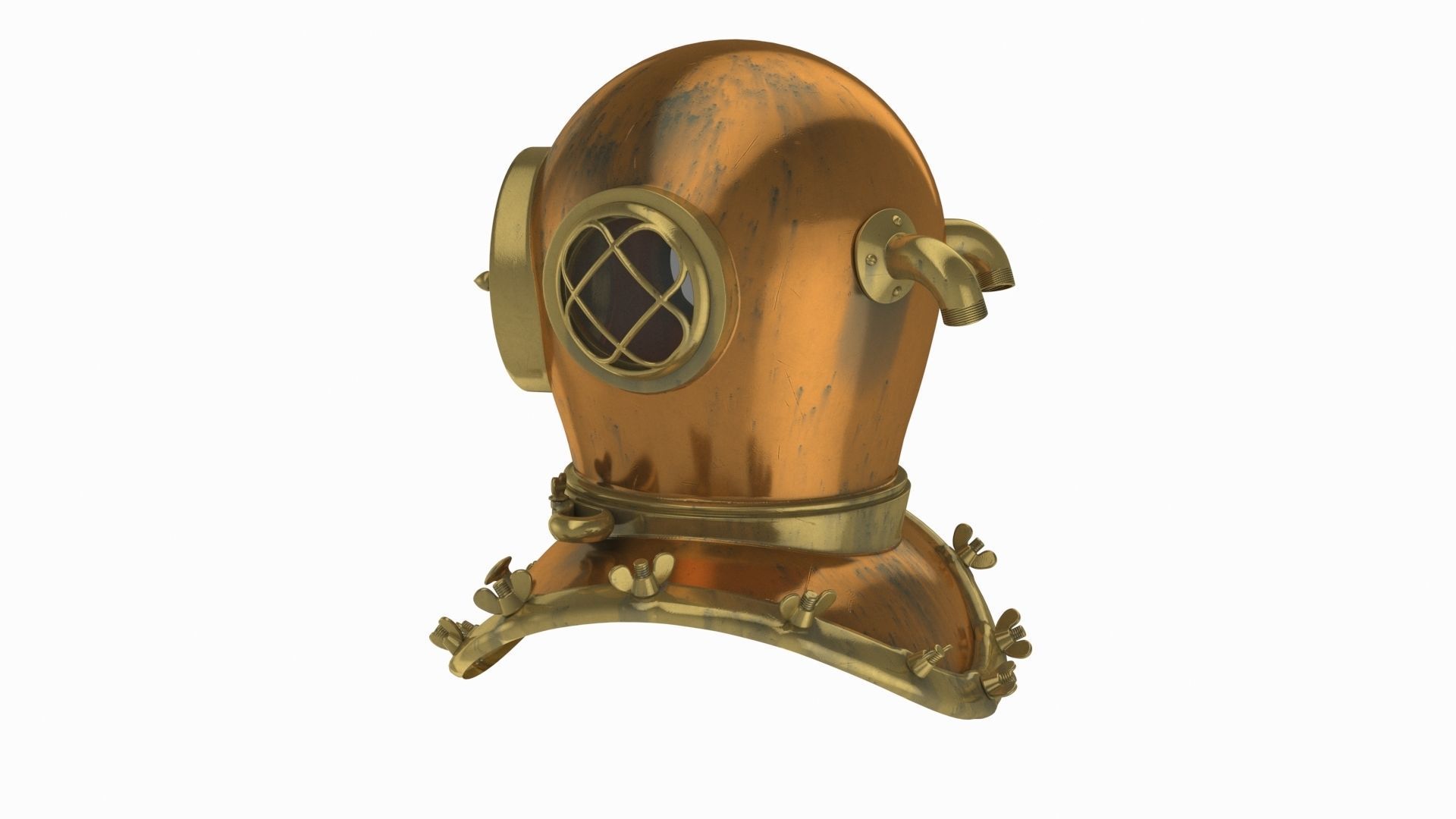 Scuba helmet 3D model_9