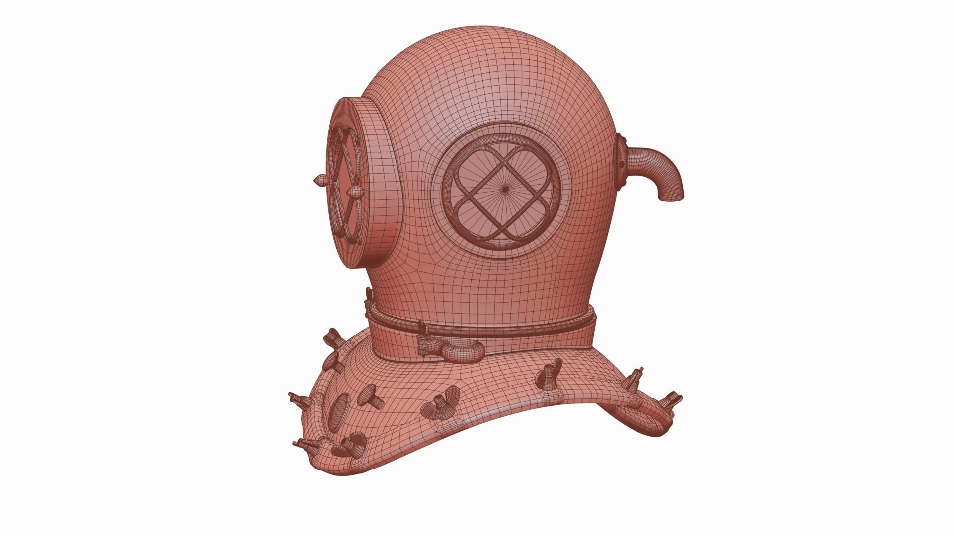 Scuba helmet 3D model_24