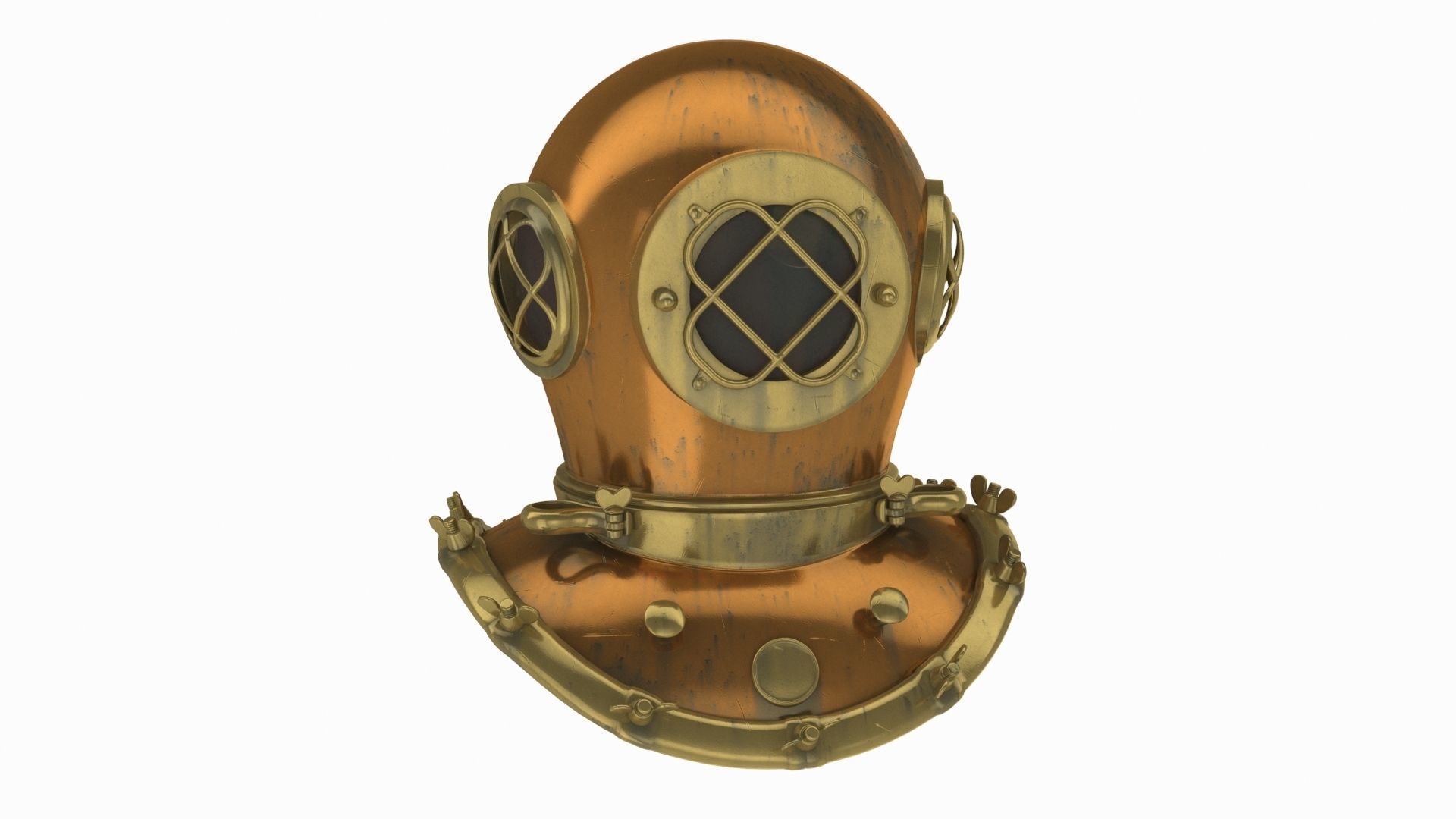 Scuba helmet 3D model_19