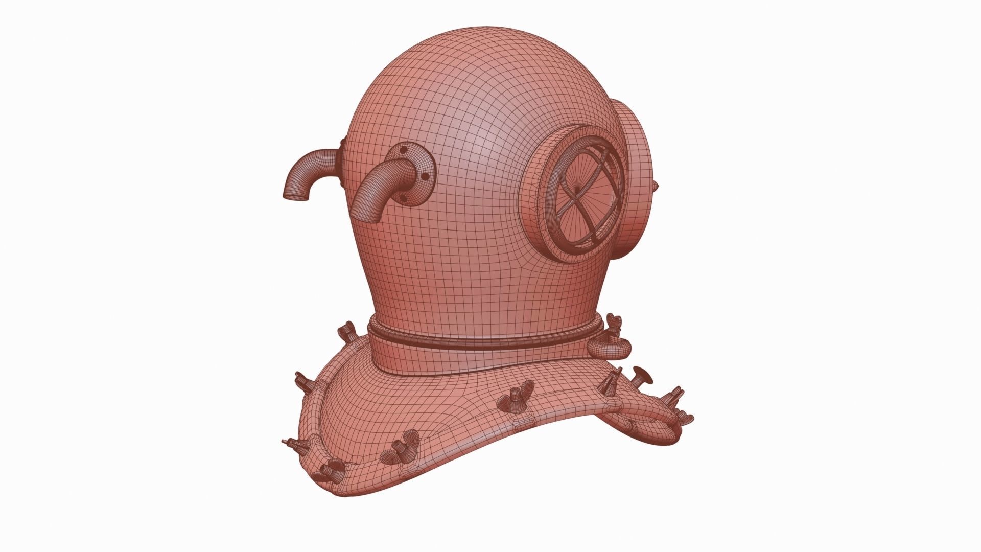 Scuba helmet 3D model_28