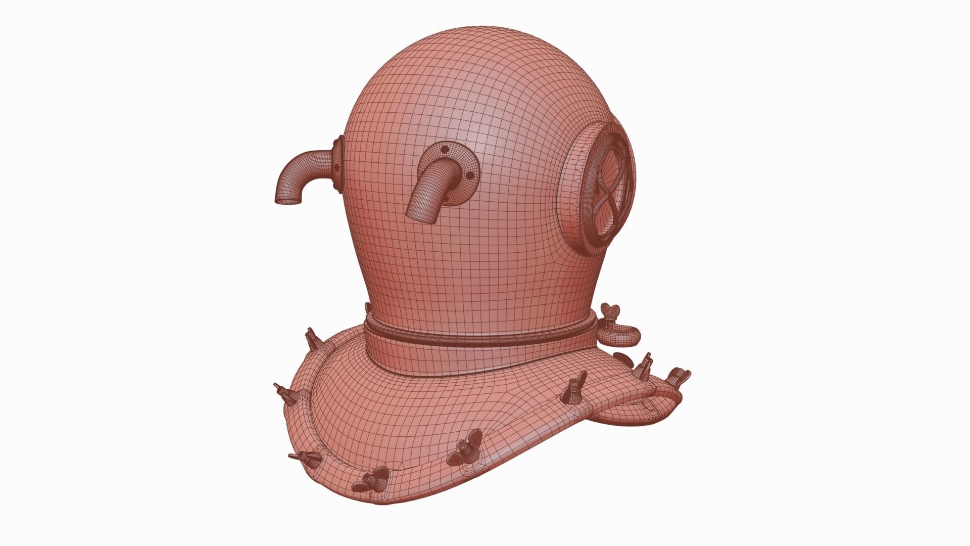 Scuba helmet 3D model_27