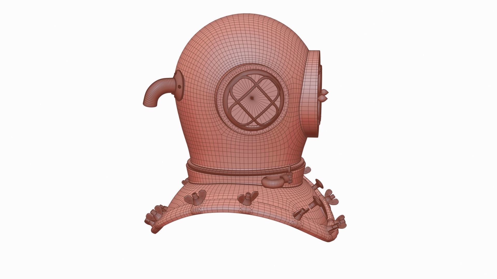 Scuba helmet 3D model_30