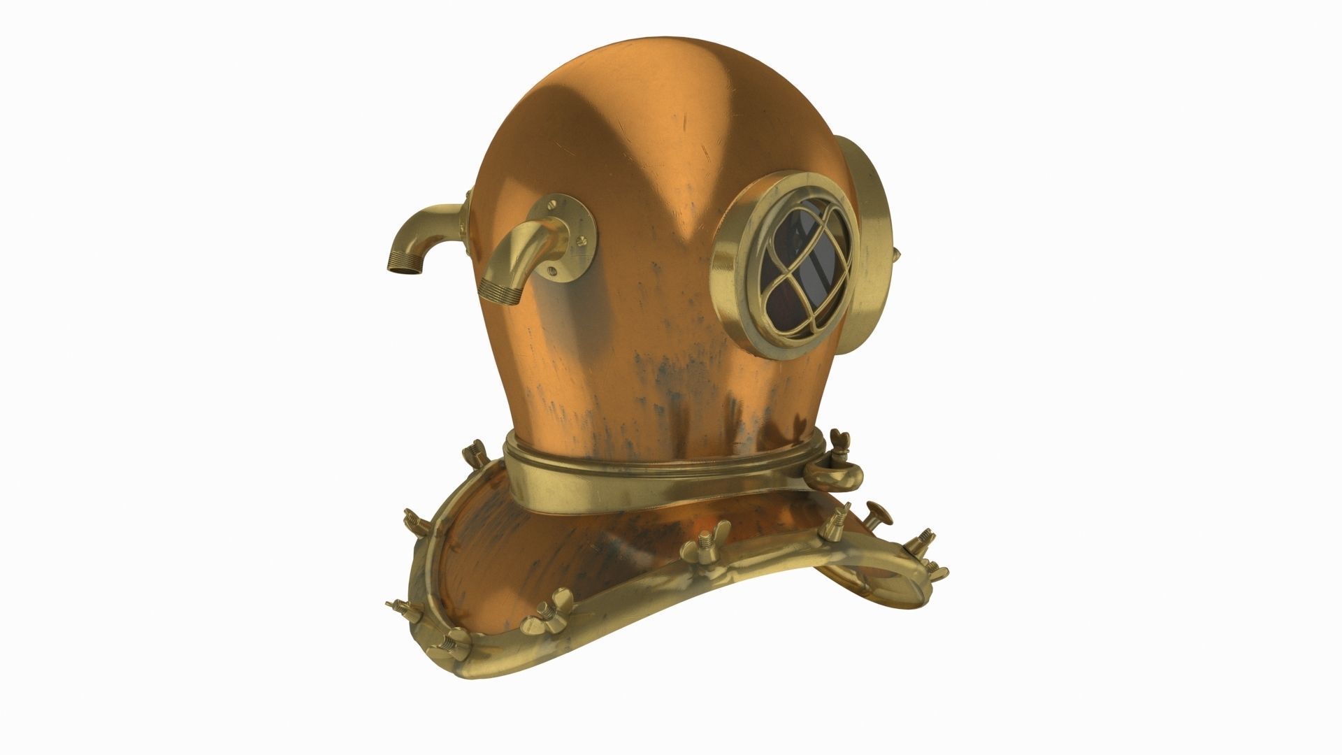 Scuba helmet 3D model_12