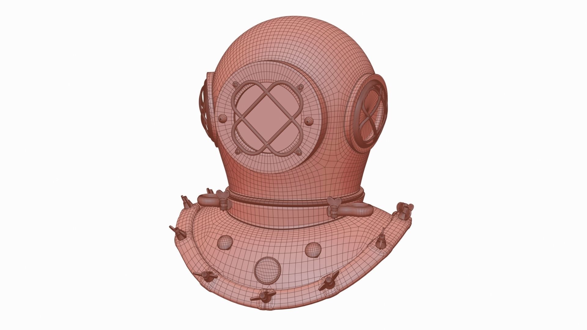Scuba helmet 3D model_21