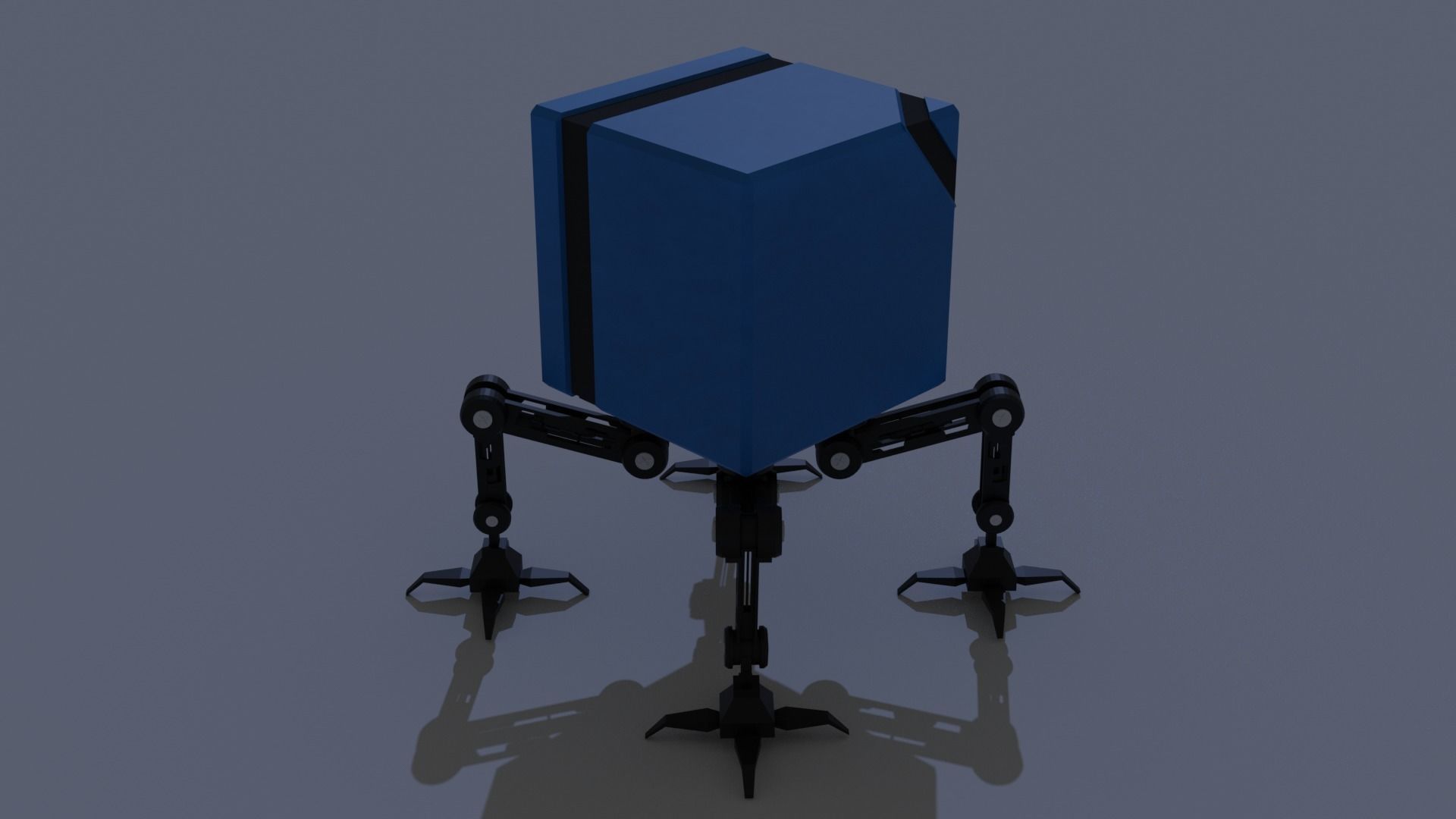 Cub Robot  Free 3D model_3