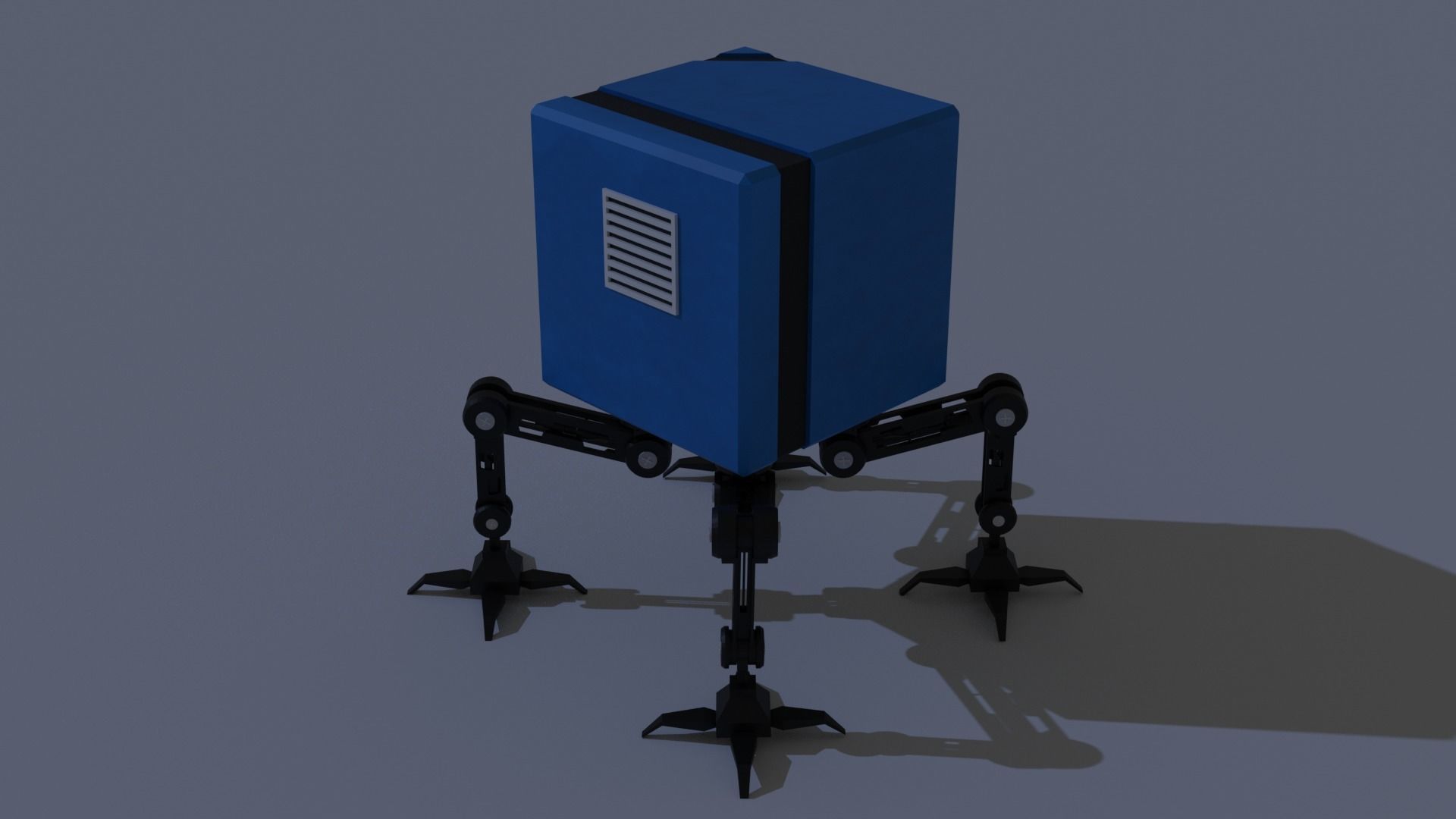 Cub Robot  Free 3D model_2