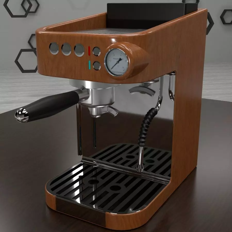 Home Espresso Machine 3D model