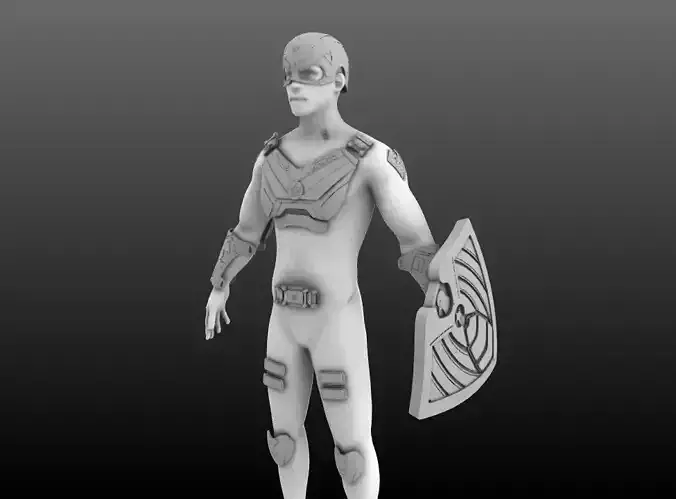 SOLDIER BOY ARMOR HELMET and SHIELD - The Boys 3D print model