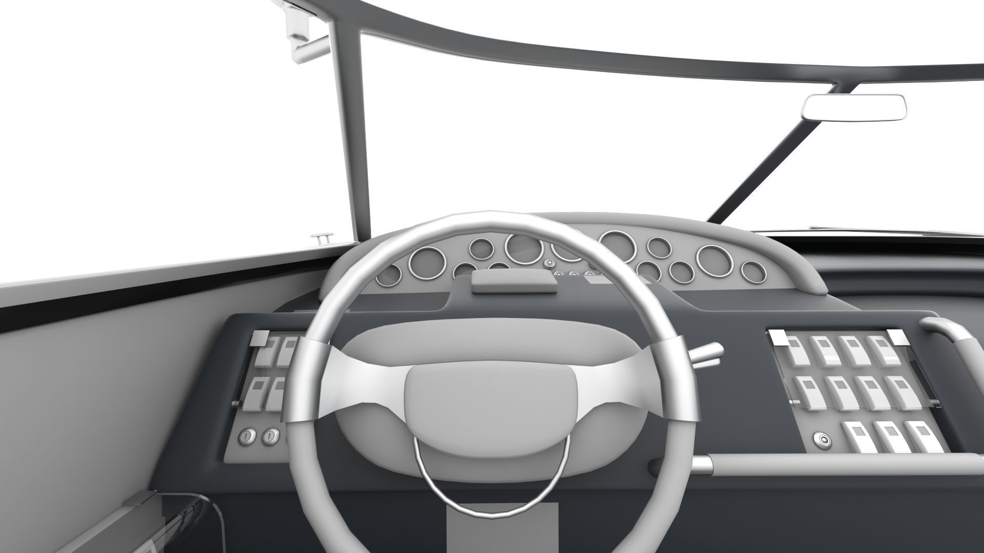 NEW YACHT Low-poly 3D model_7