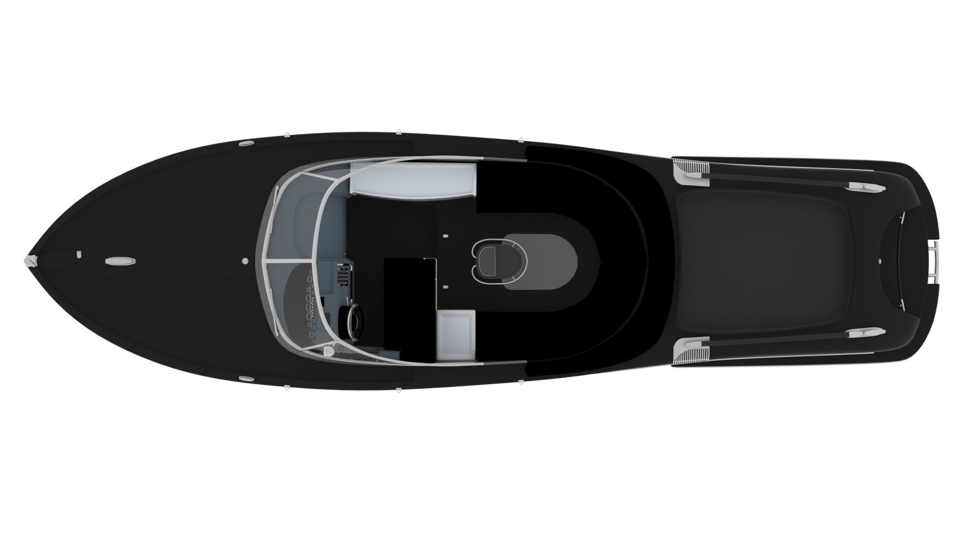 NEW YACHT Low-poly 3D model_40