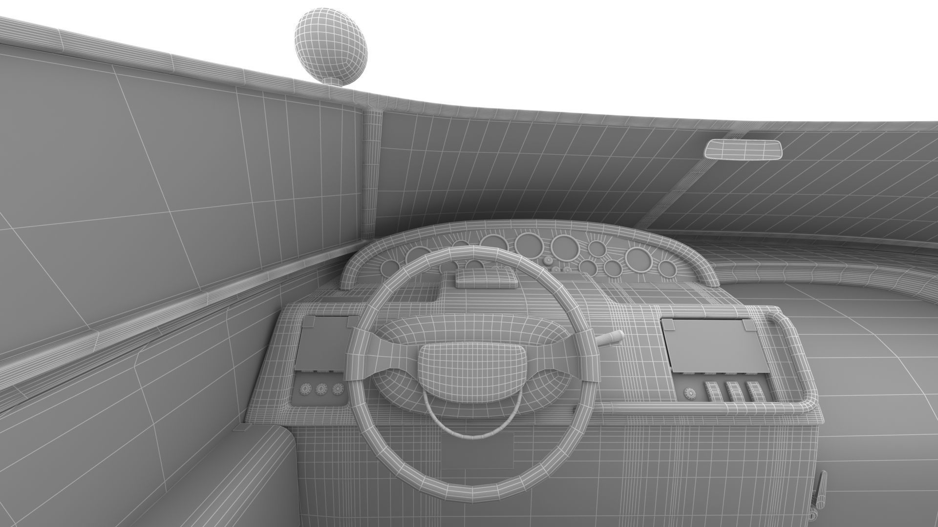 NEW YACHT Low-poly 3D model_15