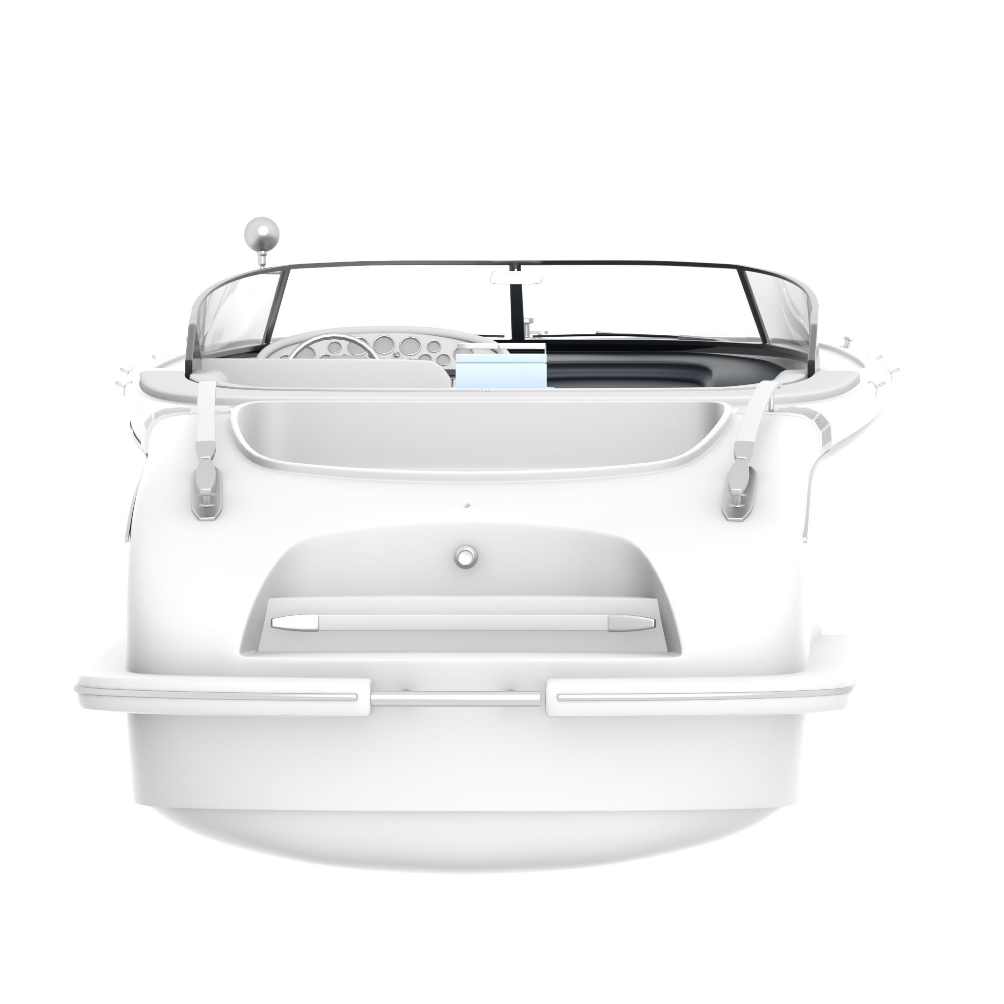 NEW YACHT Low-poly 3D model_2