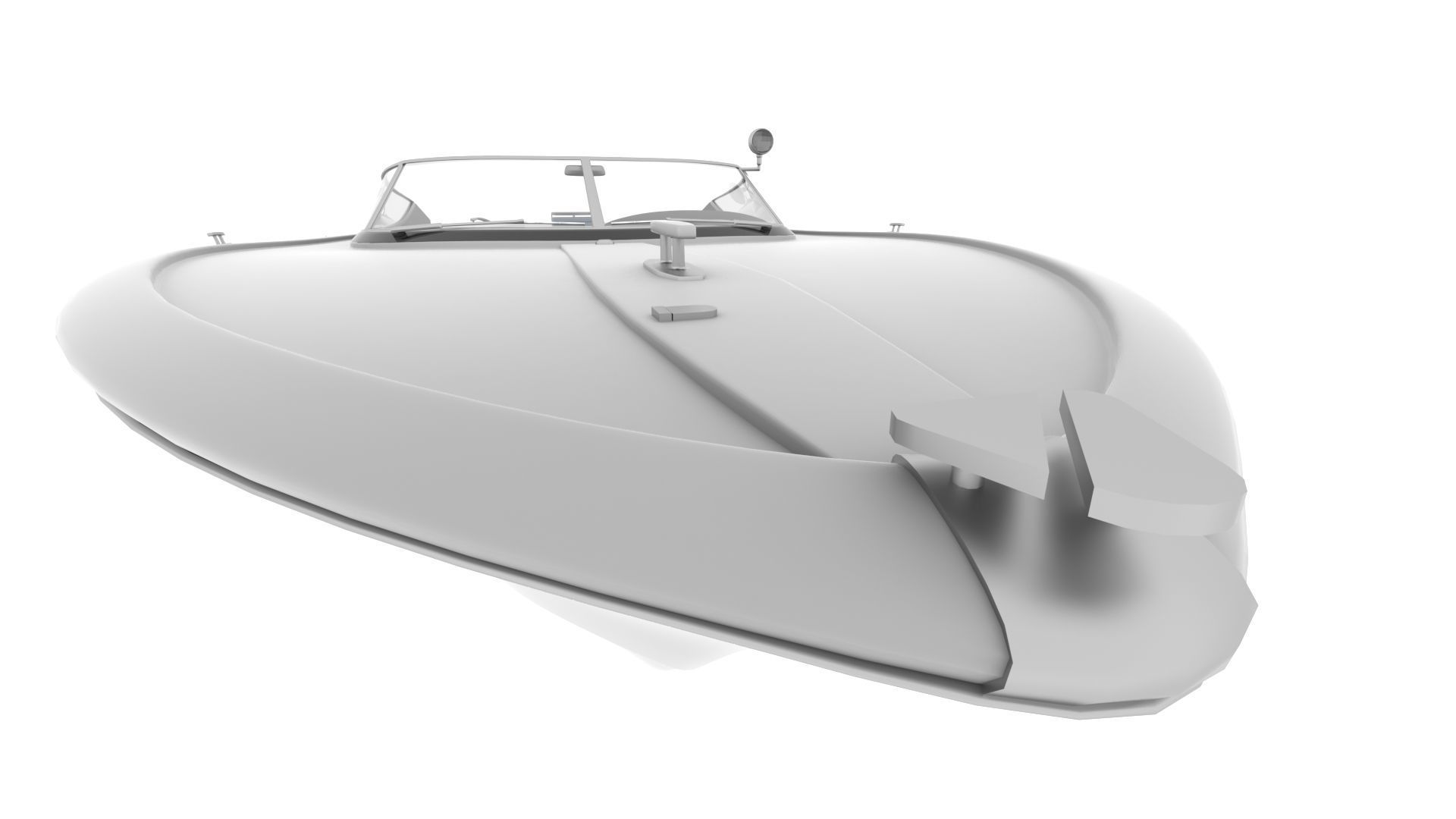 NEW YACHT Low-poly 3D model_20