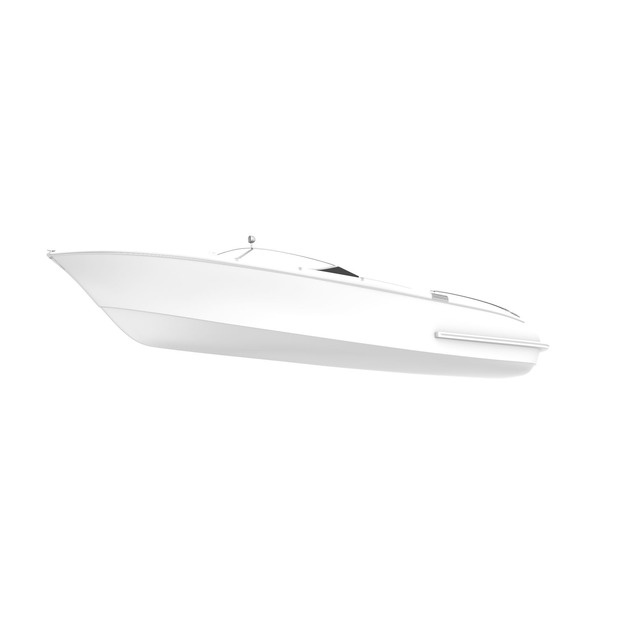NEW YACHT Low-poly 3D model_25