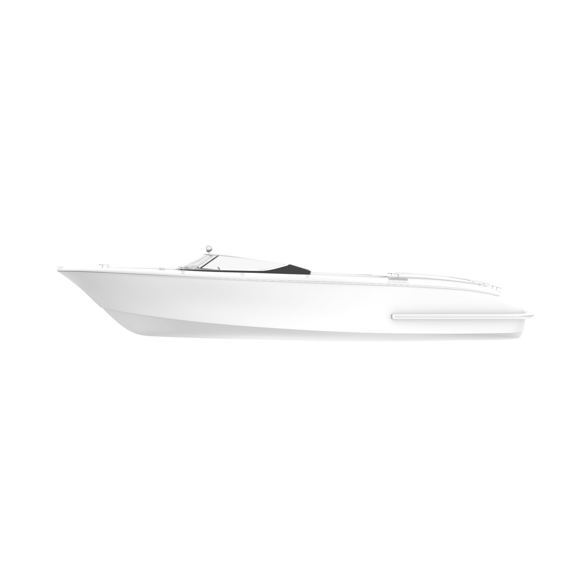 NEW YACHT Low-poly 3D model_34