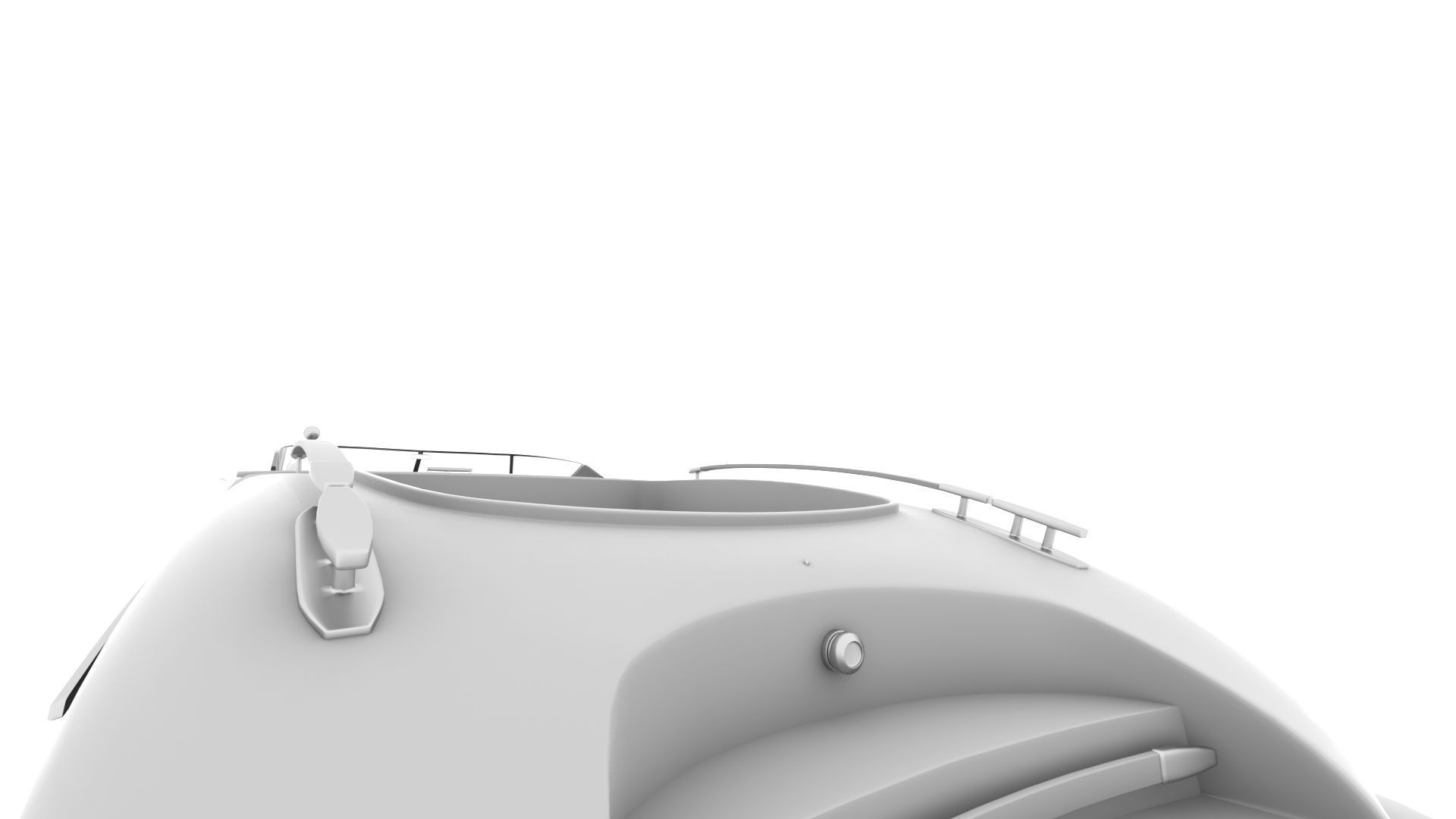 NEW YACHT Low-poly 3D model_18