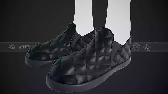 Black Leather Shoes Style 2