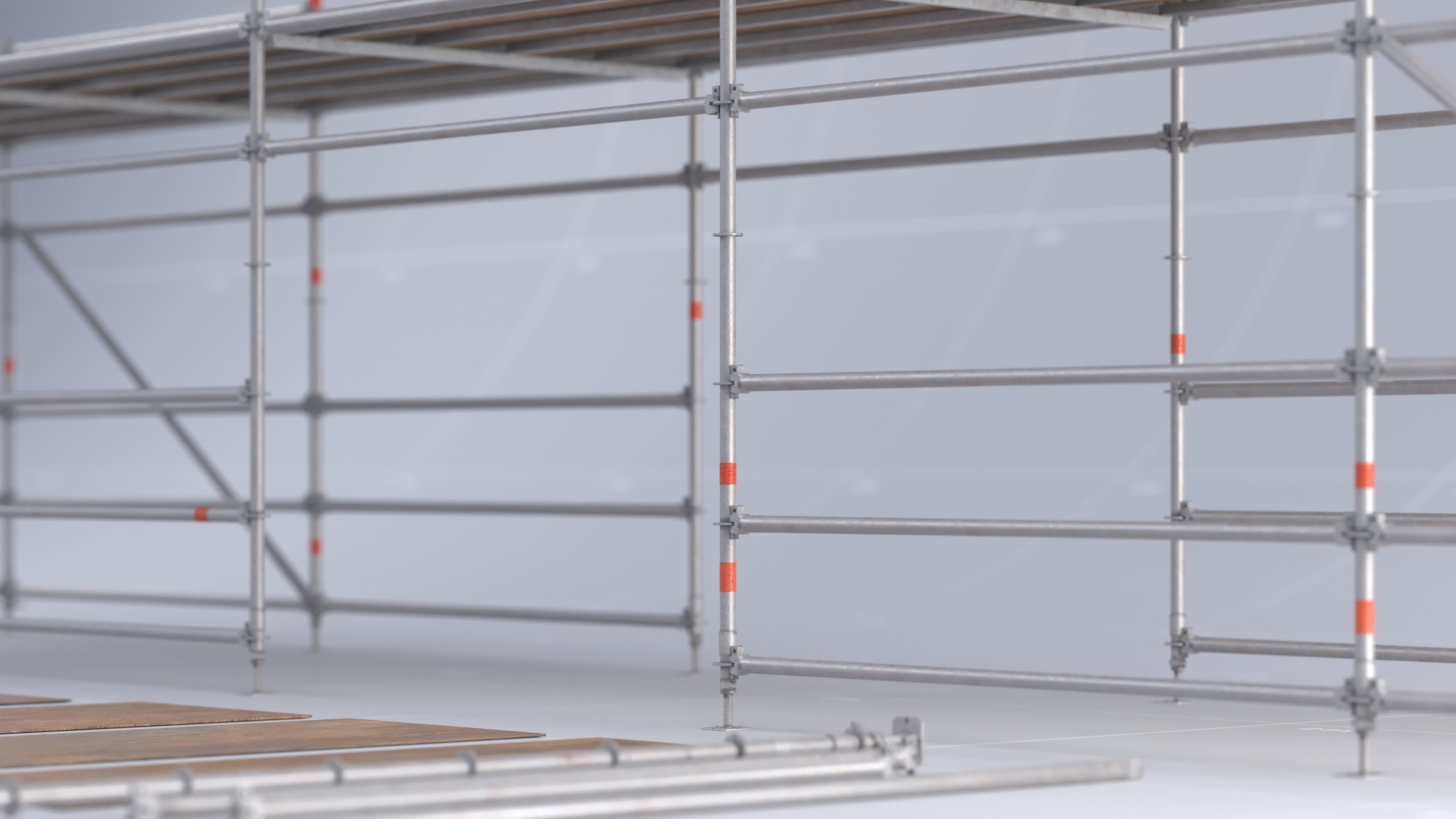 Toronto Construction Scaffold 01 3D model_3