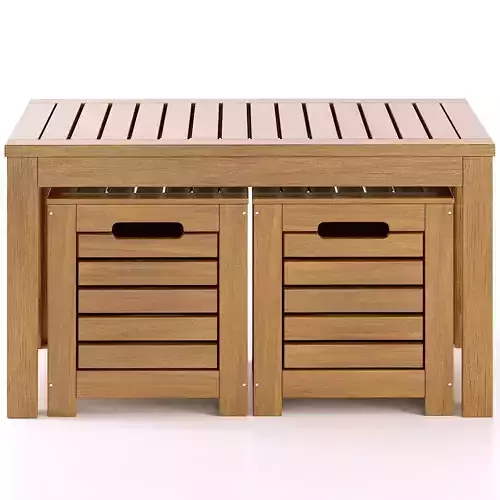 Bench and boxes for the garden  Garden  LaRedoute