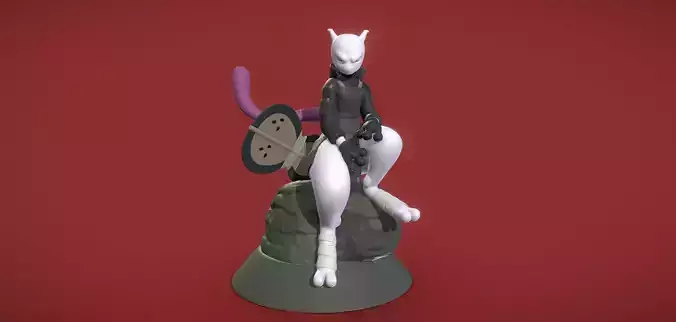 Mewtwo Madara - Naruto Collection 3D print model