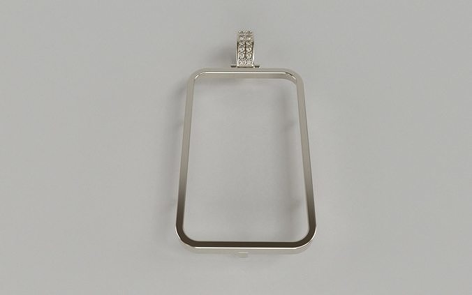 50 gram Suisse Pamp Frame - Plain 3D print model