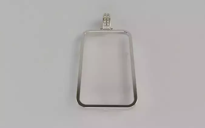 50 gram Suisse Pamp Frame - Plain 3D print model