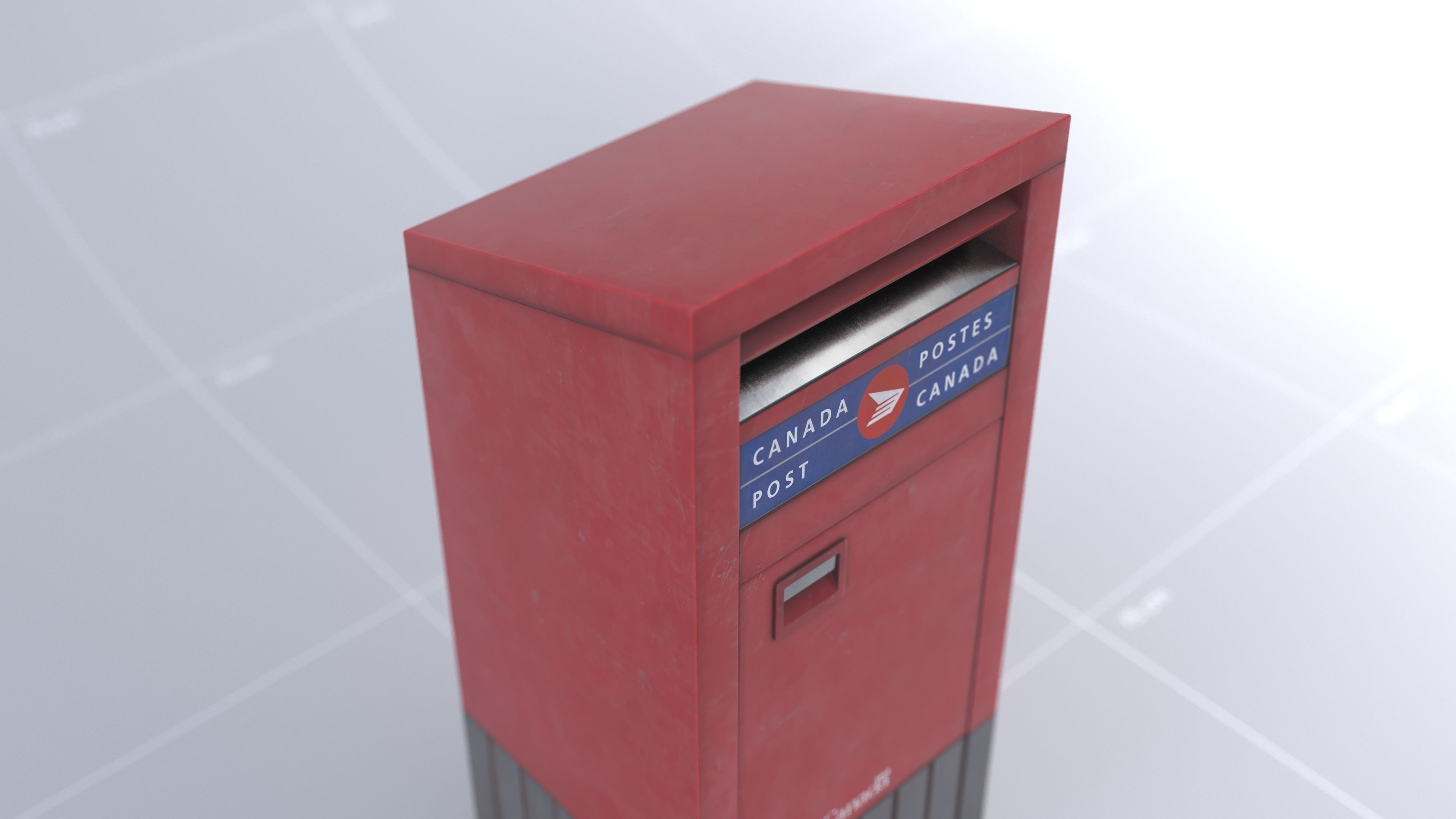 Toronto Mail Box 01 3D model_4