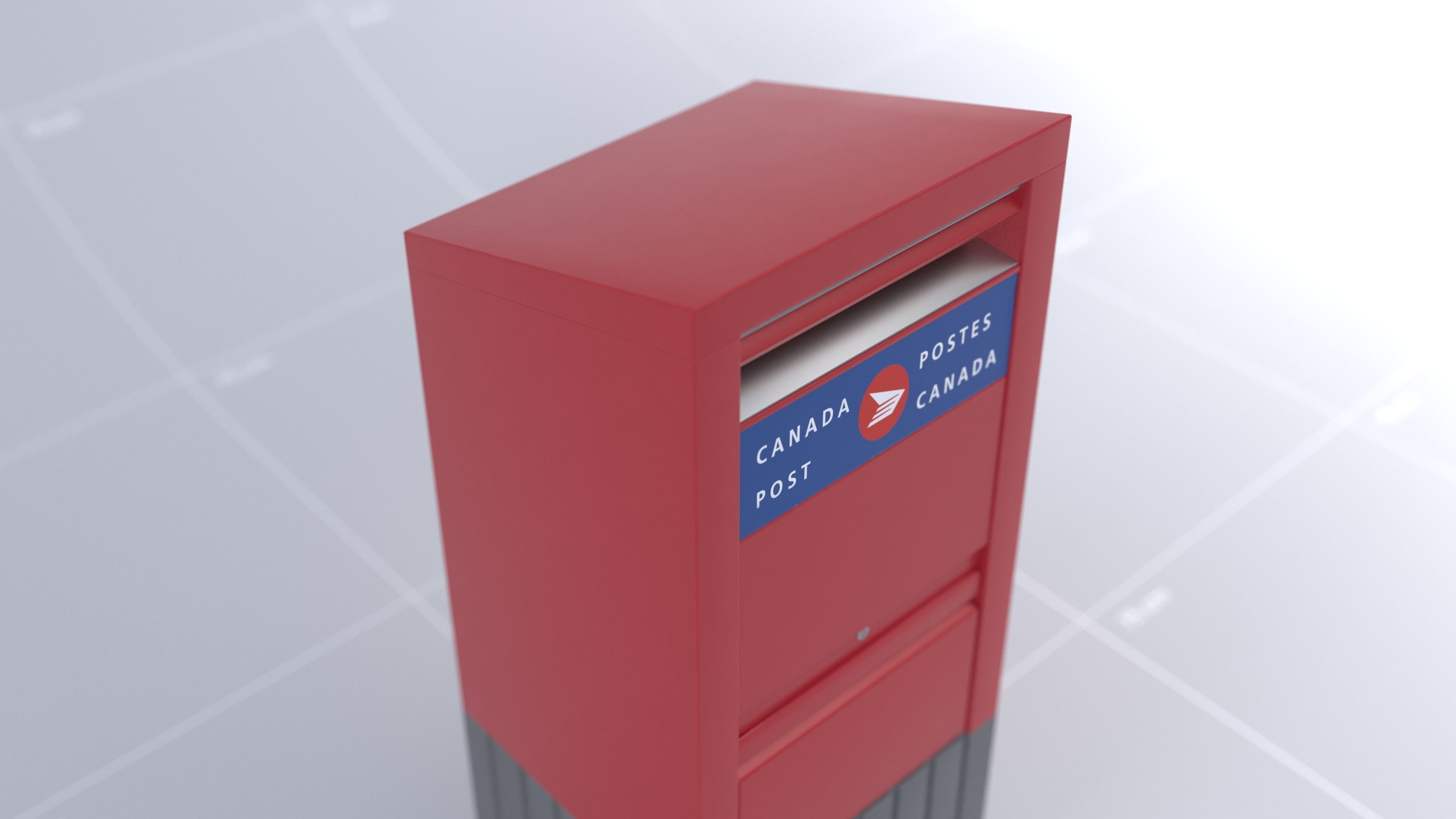 Toronto Mail Box 01 3D model_3