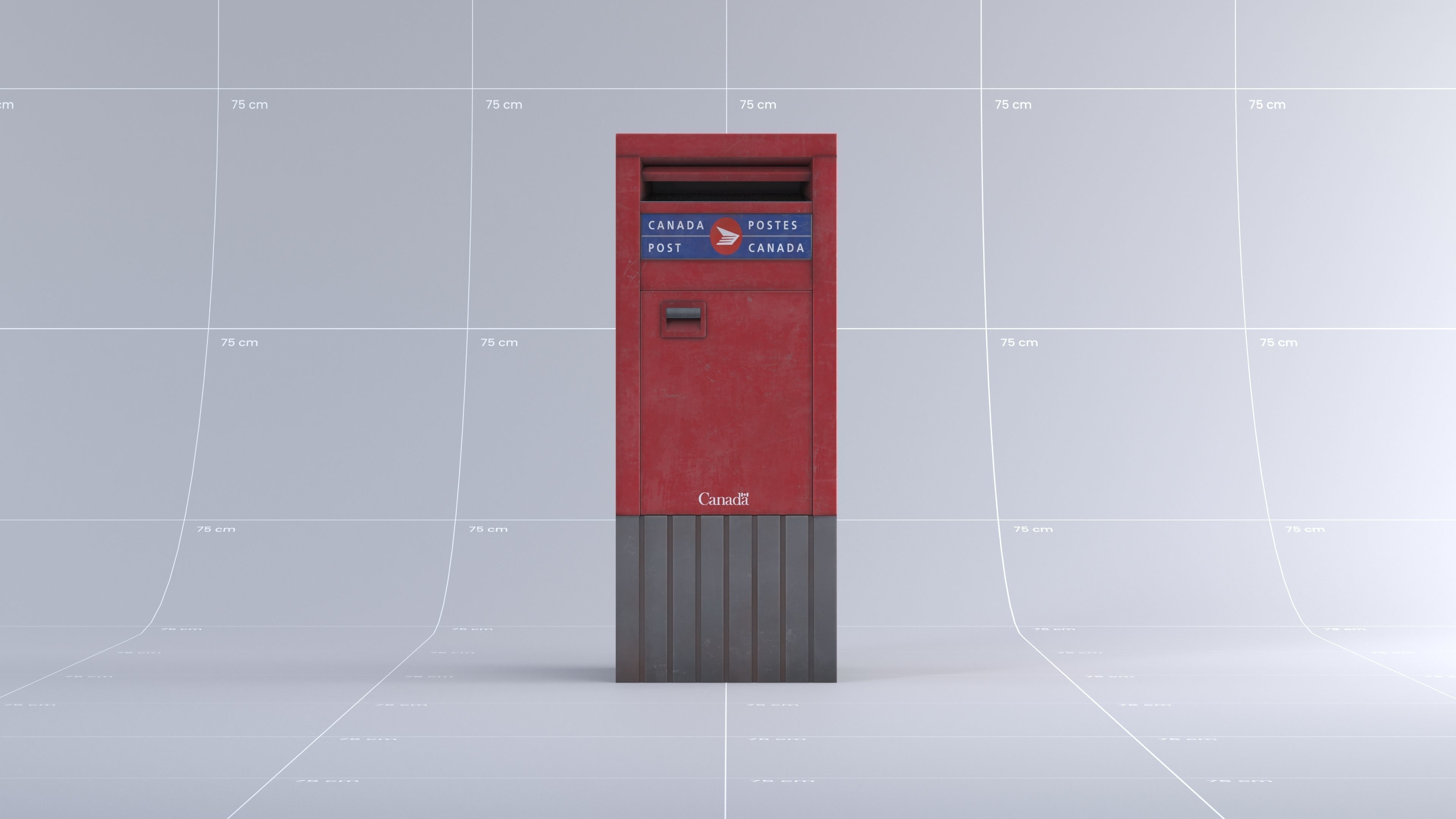 Toronto Mail Box 01 3D model_2