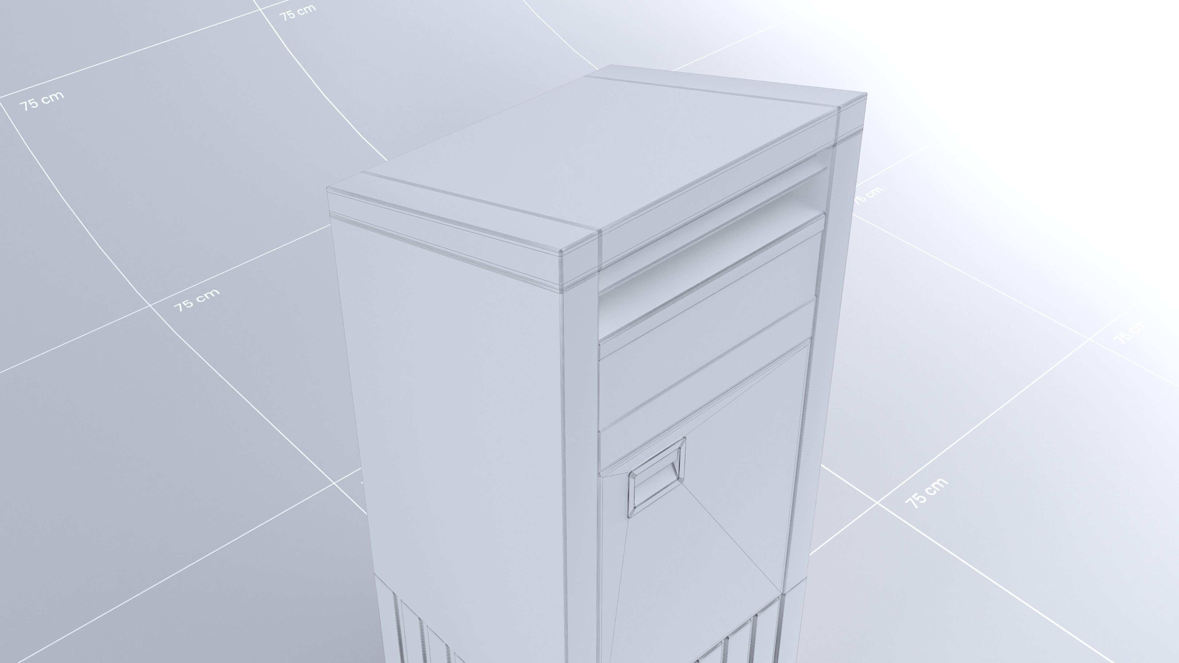 Toronto Mail Box 01 3D model_8