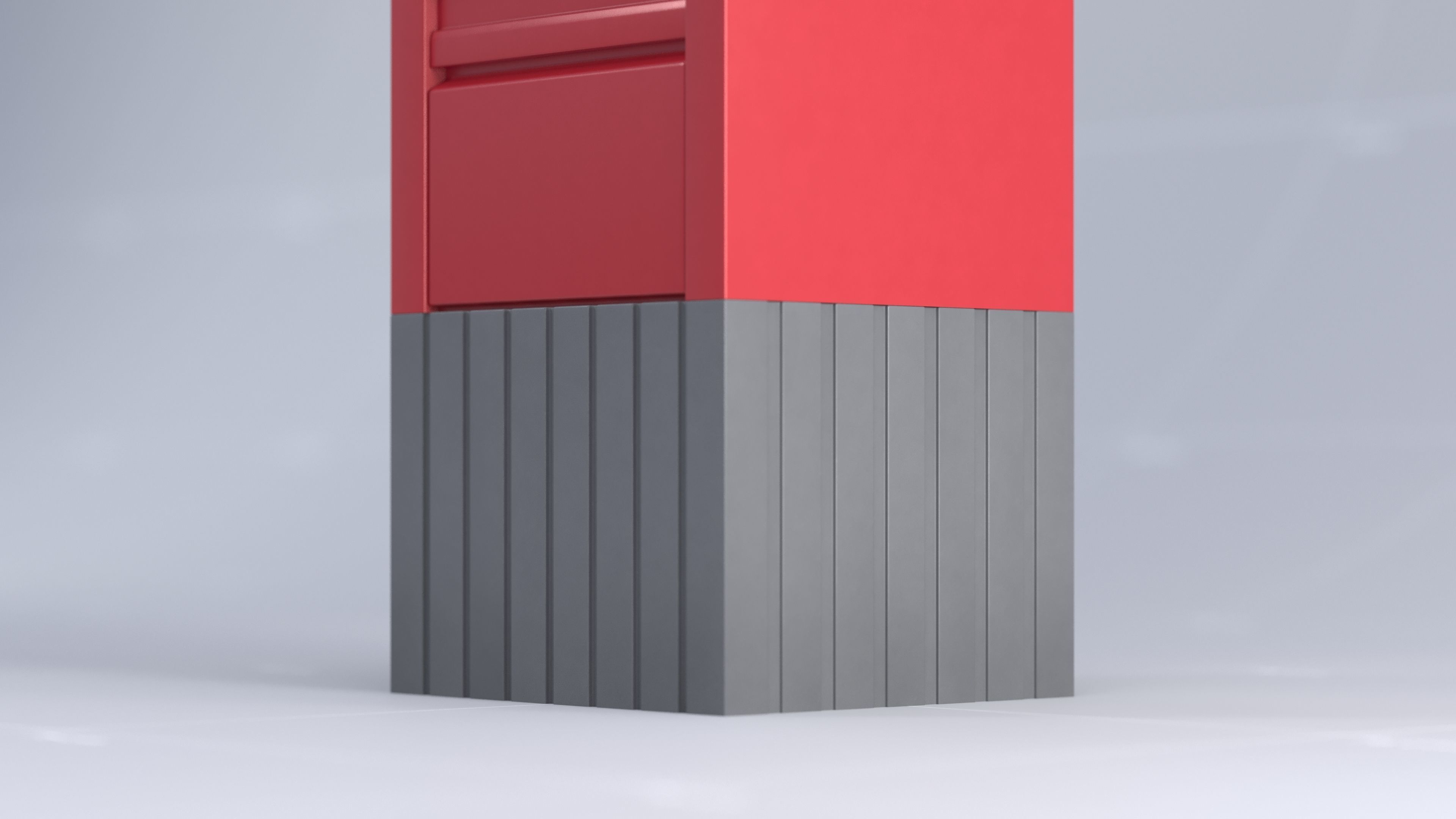 Toronto Mail Box 01 3D model_5