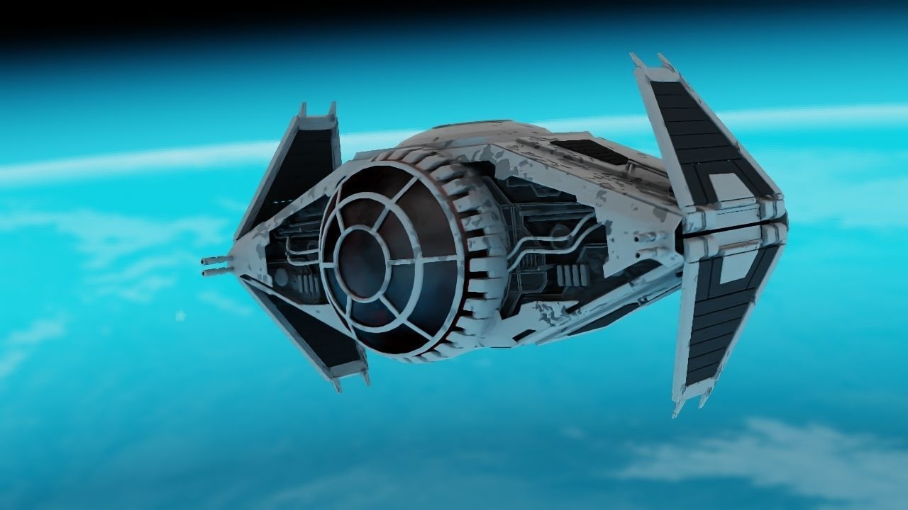 Star Wars interceptor concept  3D model_19
