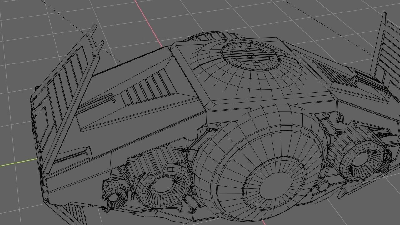 Star Wars interceptor concept  3D model_39