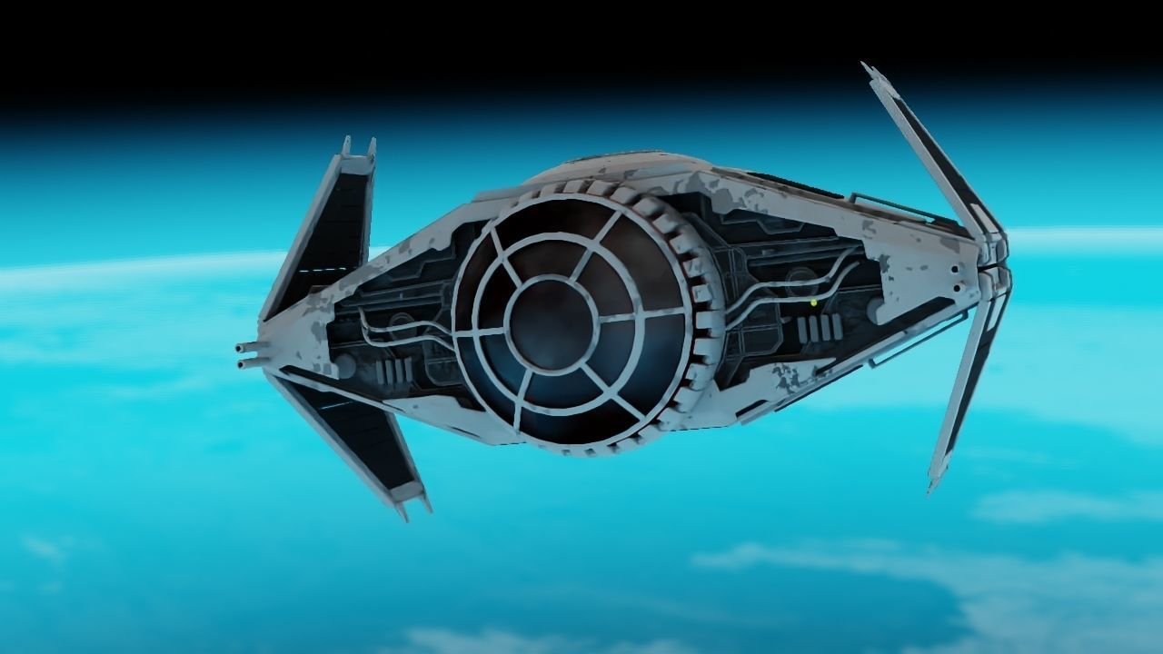 Star Wars interceptor concept  3D model_18