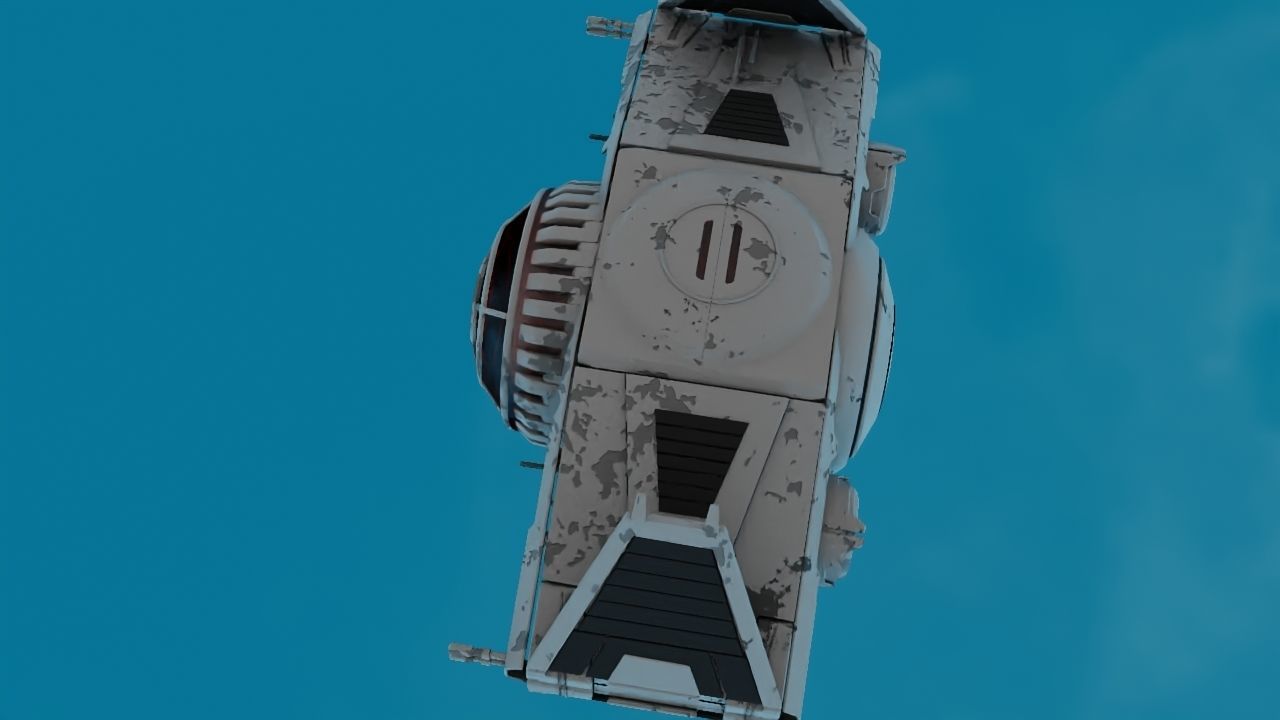 Star Wars interceptor concept  3D model_21