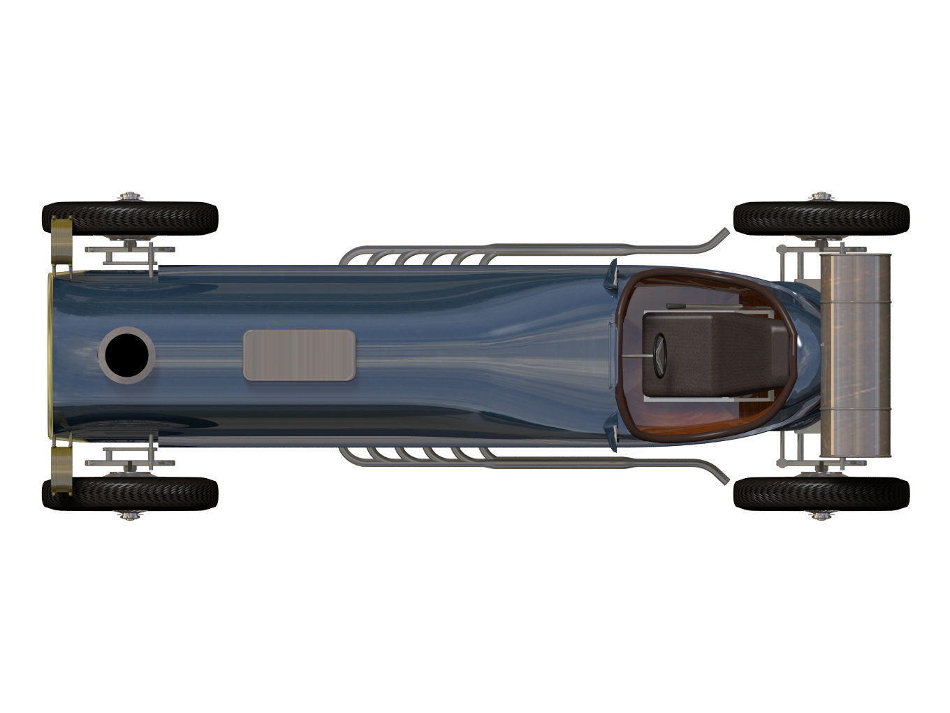 vintage car 3D model_9