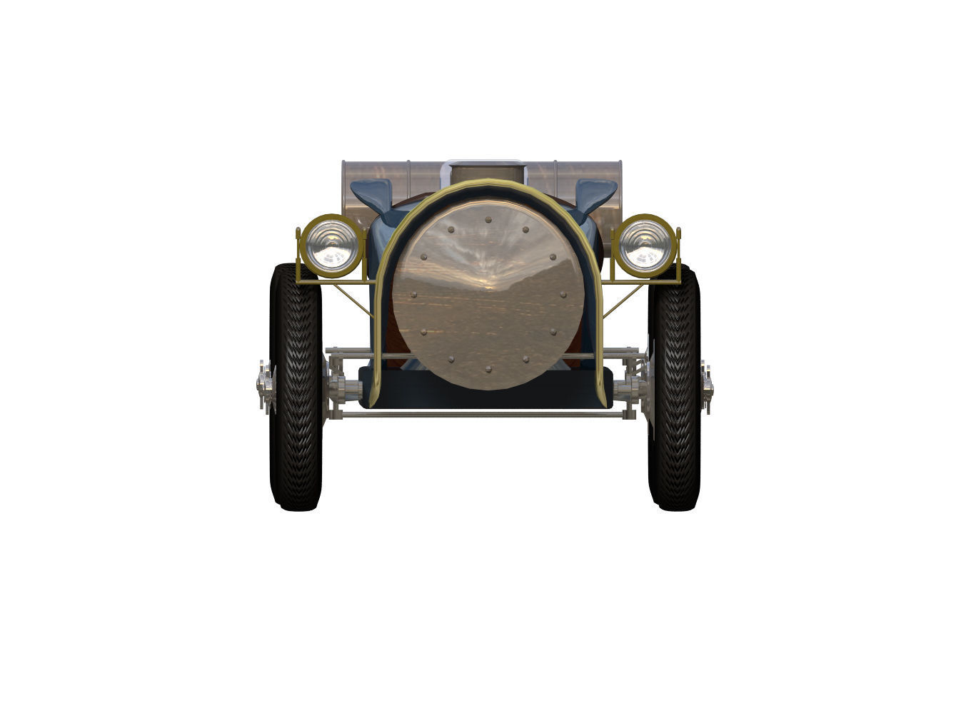 vintage car 3D model_8