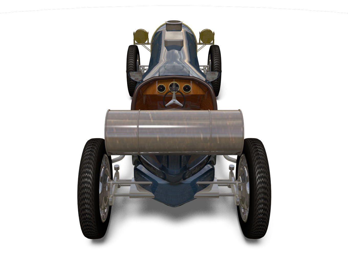 vintage car 3D model_6