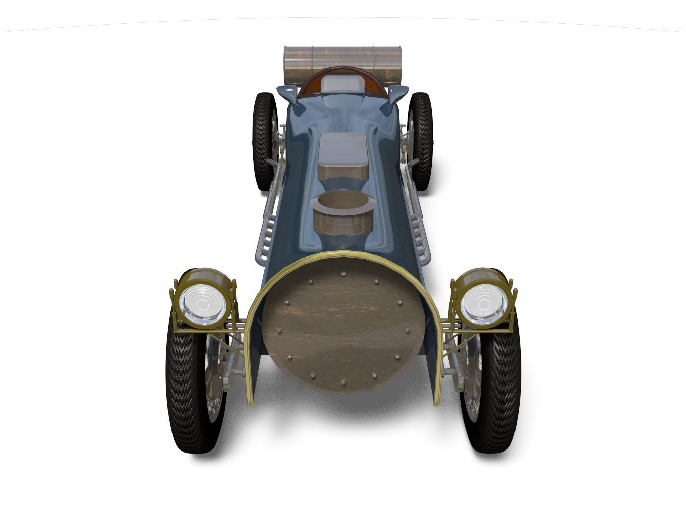 vintage car 3D model_5